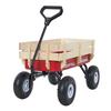 VEVOR Pull-Along Wagon for Kids, 101cm Toddler Wagons with Wooden Panels & Handle, Supports up to 150kg