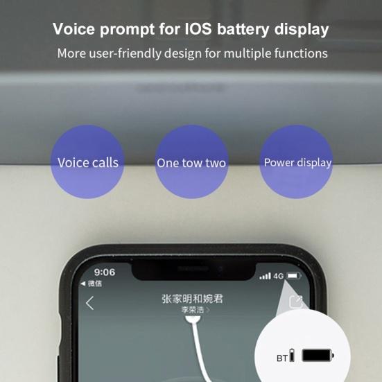 1Pc Ear Hook Wireless Bluetooth-compatible 5.0 Stereo Earphone Hands-free Business Headset