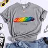 Fun Baguette Faguette LGBT Tshirts Women Men Short Sleeve Lesbian Bisexual Streetwear Fashion Crewneck GAY Trend Tshirts