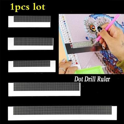 5D Point Drill Mesh Линейка Аксессуары для рисования Хранение Алмазная линейка Инструменты для рисования Инструменты для рисования