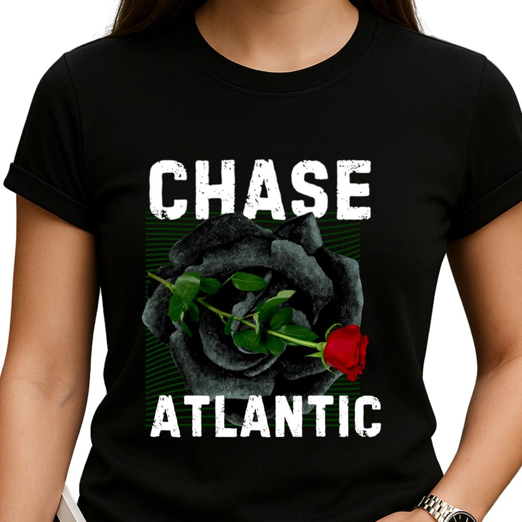 Футболка Chase Atlantic Rose Мужская Женская Футболки Топ | Мерч Группы Графическая Футболка | 100% Хлопок | от S до 4XL