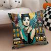 nice BBreakfast at Tiffanys Audrey Hepburns Cushion Cover Throw Pillow Cover Hidden Button Durable Polyester Chair Cushion