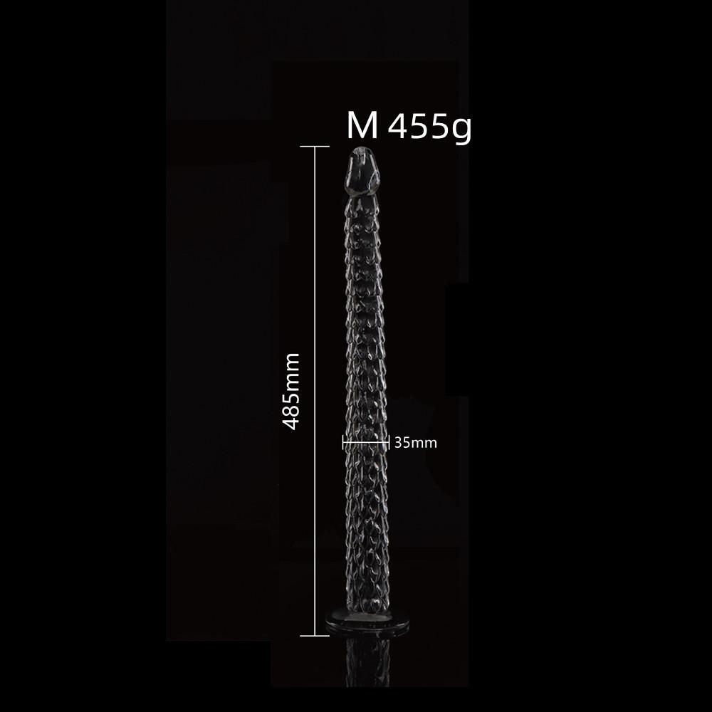 Глубокий прозрачный драконий кнут дилдо женский климакс мастурбатор устройство мягкий хризантема анальный массаж стимулирующие секс игрушки