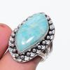 Amazonite Gemstone 925 Sterling Silver Jewelry Ring Size 8