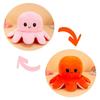 Adorable Double-sided Flip Reversible Octopus Plush Toy For Kids With Soft Texture