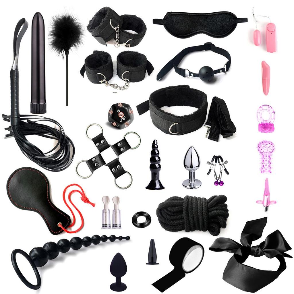BDSM Accessory Set: Cross-Border Adult Collection with Anal Plug and Sex Toys