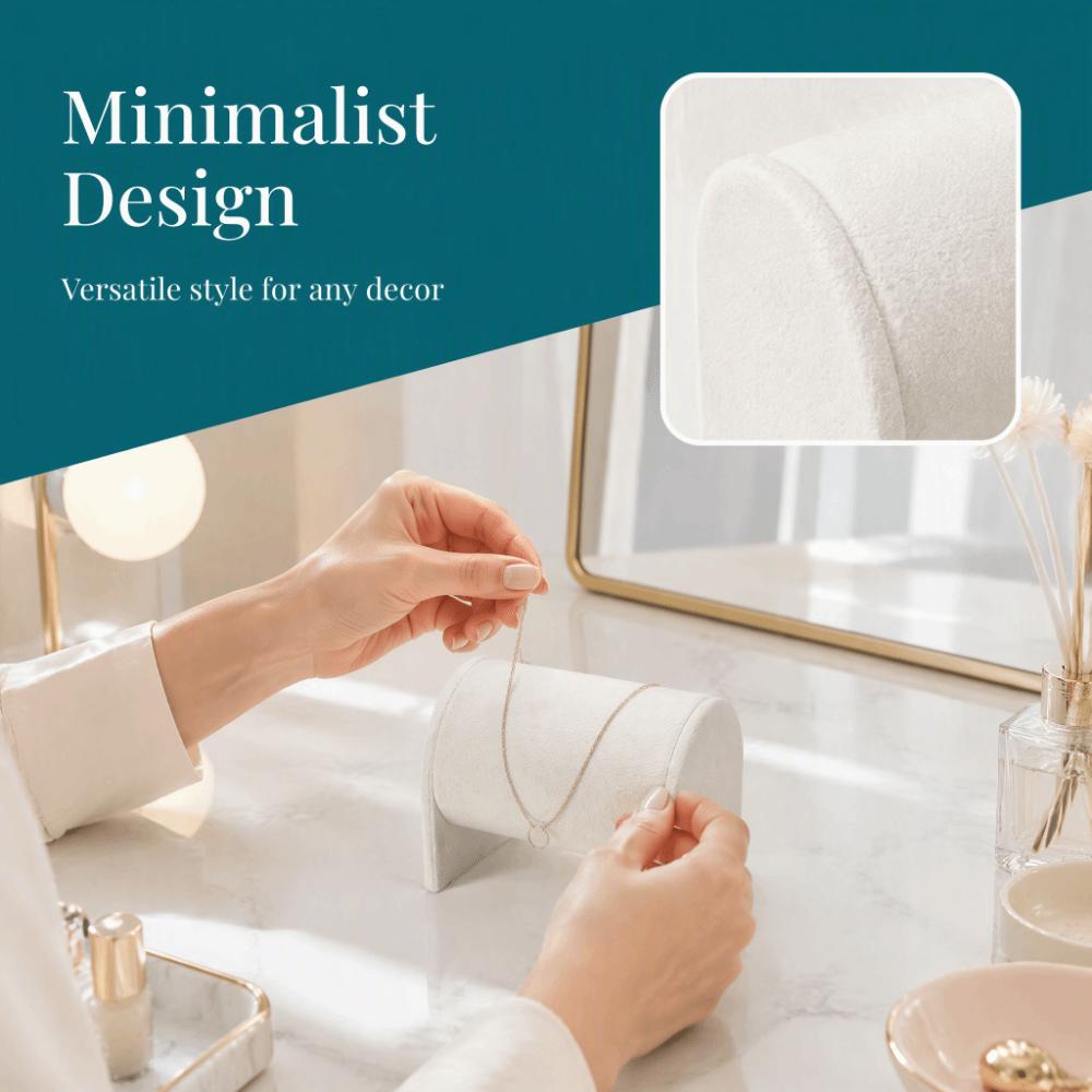 Solid Color Jewelry Display Stand Multipurpose Flannel Display Props Counter Display