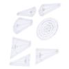 Quilting Rulers Shaped Patch Work Template Tool Ruler DIY Transparent Acrylic Sewing Ruler