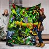 Frog Plush Blanket Suitable All Seasons Soft Comfortable Sofa Office Nap Travel Birthday Gift Christmas Present