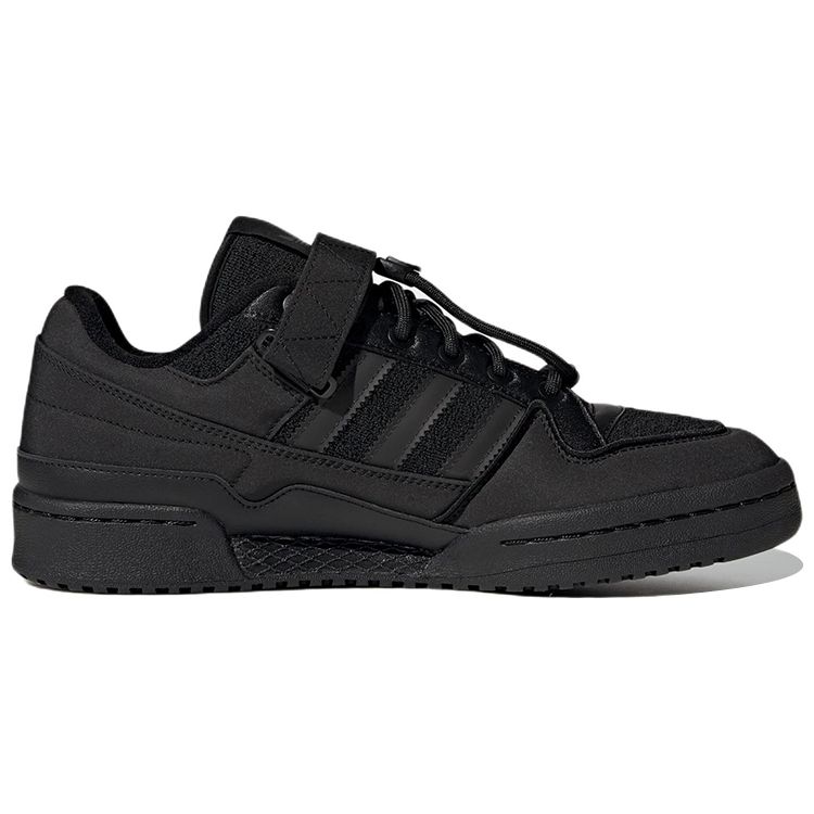 adidas Originals Forum Low Кожа Удобные Модные Низкие Кеды для Скейтбординга Унисекс Кроссовки Черный IG7596