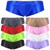 Mens Low Rise Briefs Solid Color Stretch Underpants Elastic Waistband Swimwear Casual Daily Use