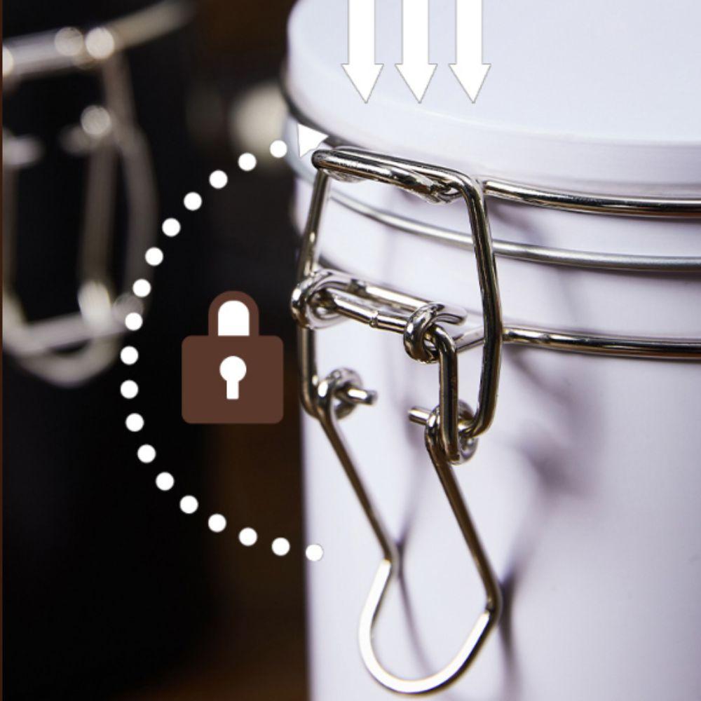 Большая герметичная кофейная банка с обратным клапаном для хранения кофе и специй