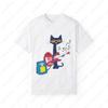 Pete The Cat Rockin T Shirt Funny Women Tshirt Kawaii Retro Trend Cool Street T Shirts High Quality Cotton Tees Camisetas Mujer
