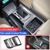 2010-2017 для Toyota Land Cruiser Prado 150 Lc150 Fj150, обновление внутренней отделки, аксессуары, крышка коробки передач из нержавеющей стали