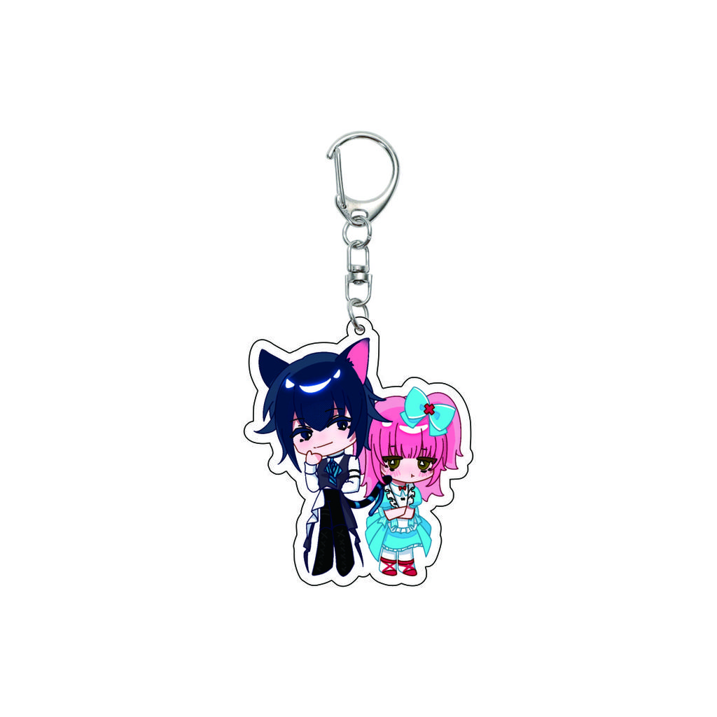 55MM Аниме Ключница Shugo Chara Юмэ Хиномори Куроя Кайто Харуто Ясиро Брелок Акриловая Модель Пластина Рождественские Подарки