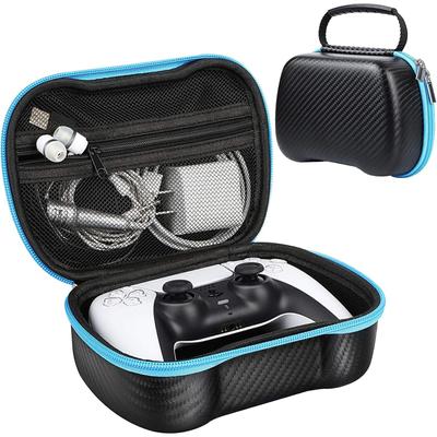 1 комплект для хранения игрового контроллера PS5, сумка для контроллера PS5, защитная сумка EVA + силиконовый чехол + 4 набора колпачков для джойстика контроллера