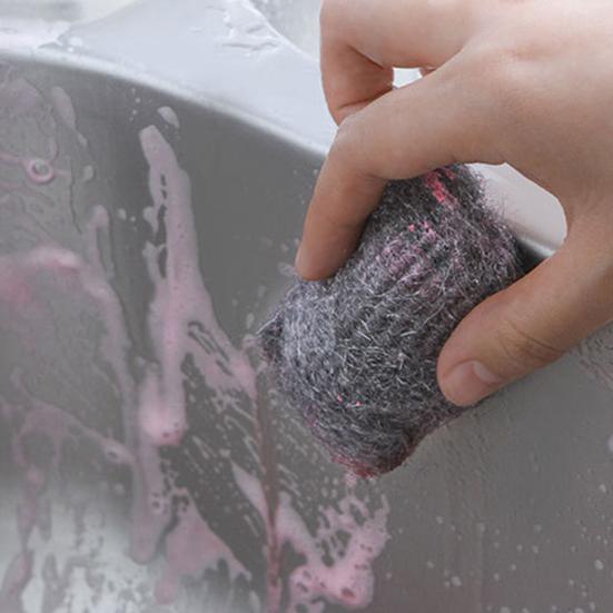 10/20/50 шт. мыльных дисков из стальной ваты, простых в использовании, многофункциональных, для чистки посуды после выпекания, восстановления