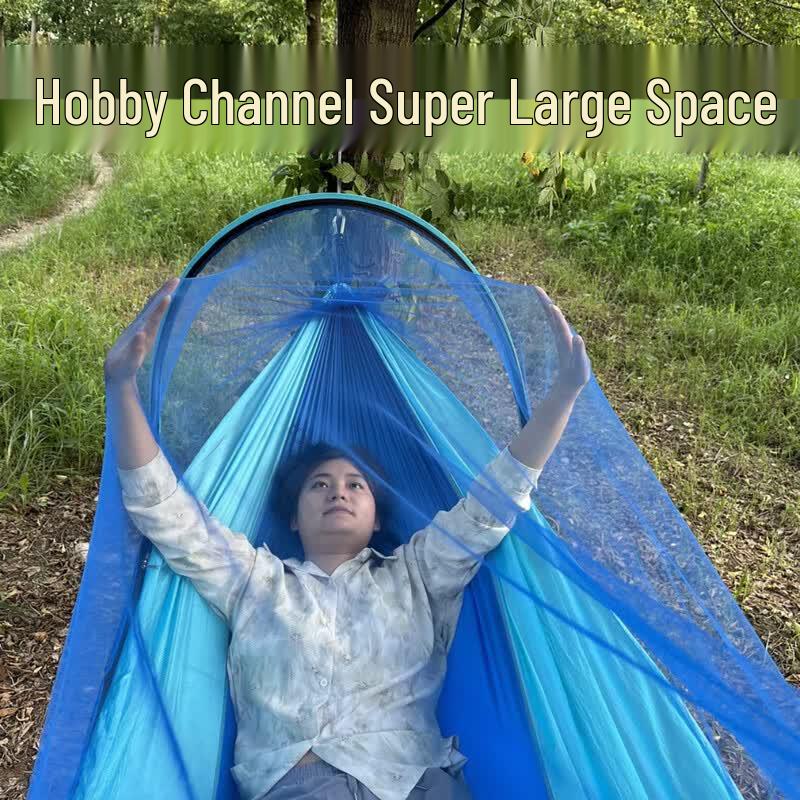 Padded Outdoor Hammock with Mosquito Net