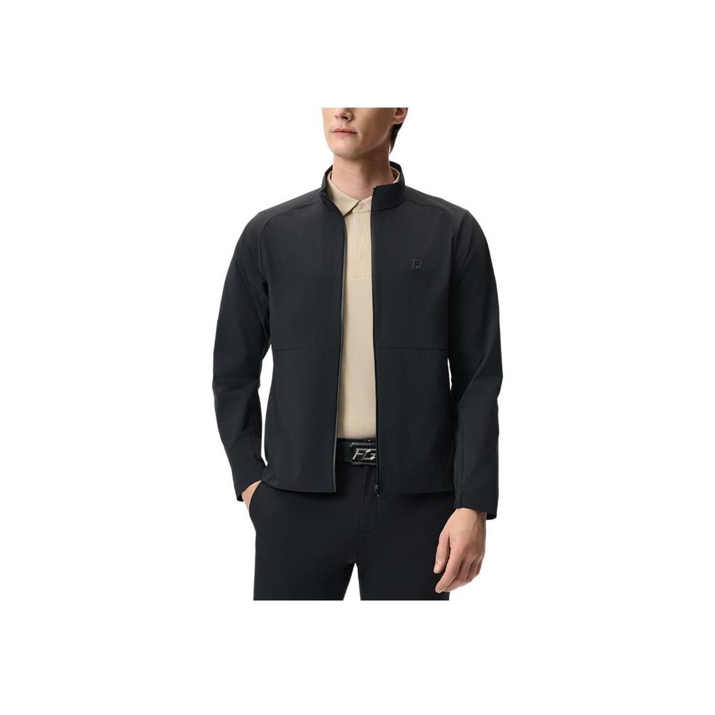 Новая куртка серии FILA Golf Мужская Насыщенный черный A11M525701F-BK