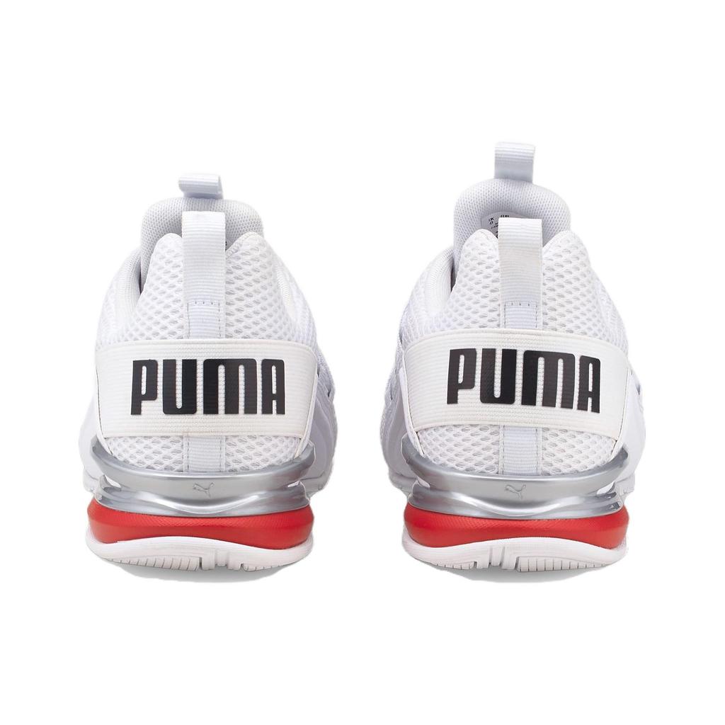 Puma Axelion Удобные Нескользящие Низкие Кроссовки для Бега Мужские Кроссовки Белый Красный 194384-08