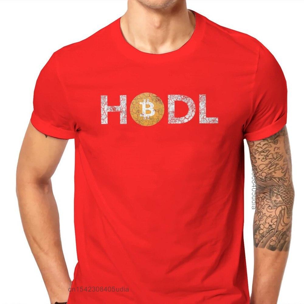 Bitcoin Cryptocurrency Meme Vintage Hodl T Shirt Vintage Goth Summer Loose Cotton Mens Camisa Streetwear Harajuku ONeck Tshirt