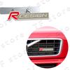 R Design Logo Car Front Grille Emblem Sticker For Volvo XC60 XC40 XC90 S40 S60 C30 V60 Car Side Fender Rear Trunk Badge Decor