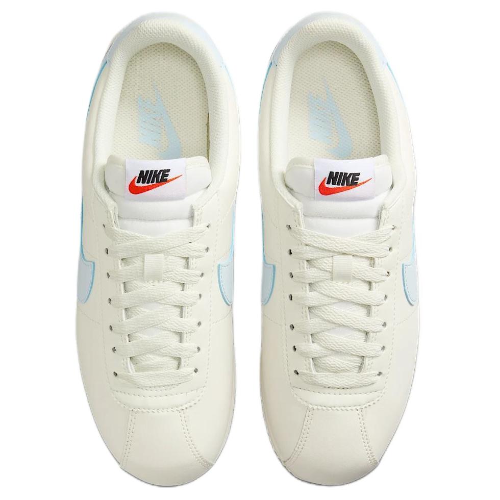 Nike Женские Cortez Кожаные Белые Светло-Фото Синие DN1791-112