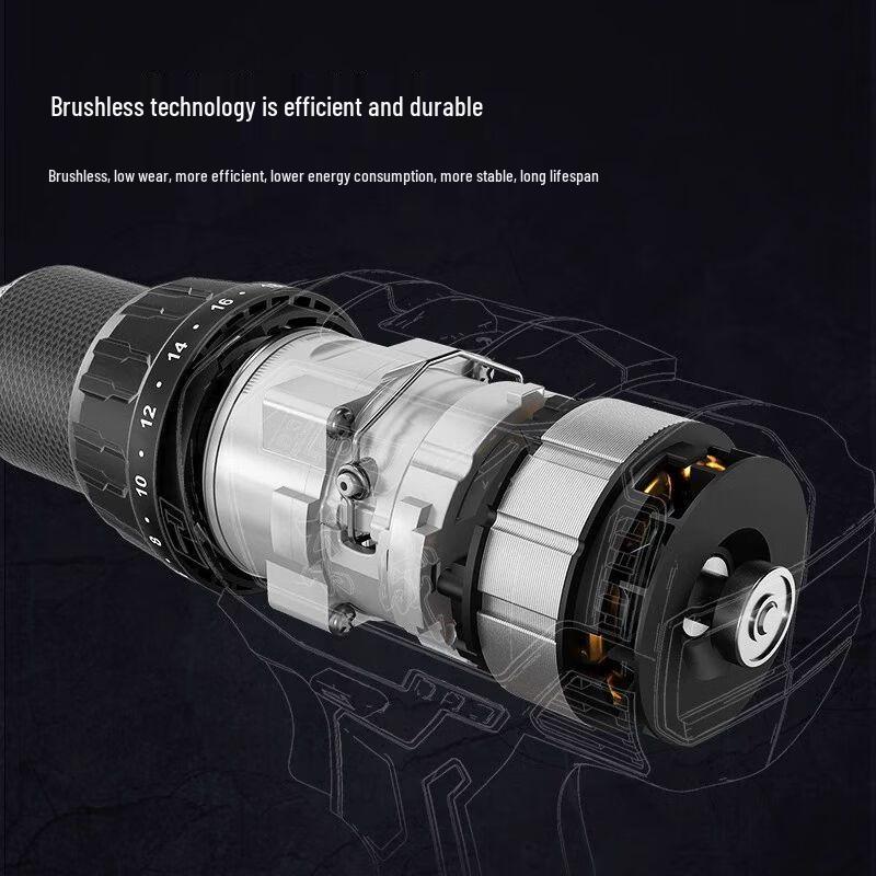 Dongcheng 20V Cordless Brushless Impact Drill/Driver CN plug (adapter included)