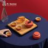 Nanshan Mr. Ceramic Tea Set with Wooden Tray
