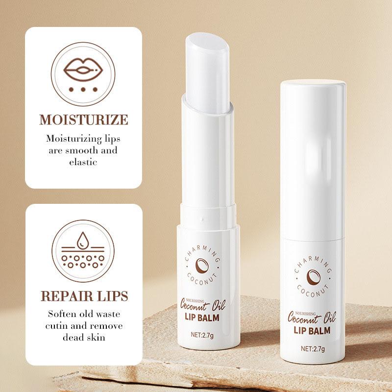 Бальзам для губ против трещин, кокосовая помада, разглаживающая морщины, стойкая, увеличивающая объем губ, увлажняющая, питательная, освежающая, ухаживающая за губами