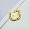 Cartoon Cat Phone Ring Stand with Magnetic Suction and Desktop Back Sticker