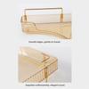 Transparent Desktop Corner Shelf 2/3-Layers Desktop Organizer Bathroom Storage Rack  Home