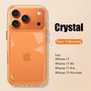 Прозрачный противоударный чехол Для Для Iphone 17 Air 16 15 14 Plus 13 12 Mini 11 Pro Max 16E XR X XS Прозрачный Fundas Чехол