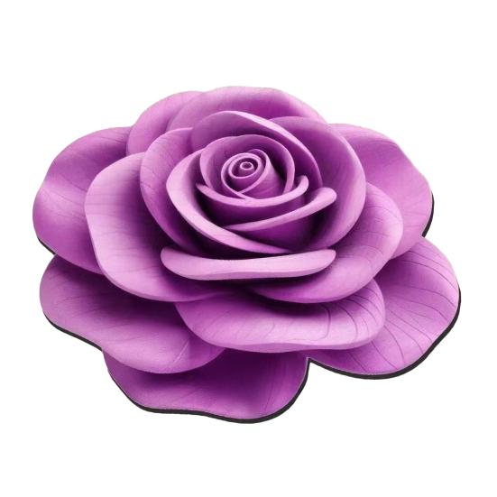 3D Коврик для пола в виде розы, Впитывающий Цветочный коврик для ванной с нескользящей основой, Реалистичный Цветочный декоративный ковер для спальни, гостиной, прихожей