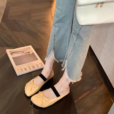 Версия из коровьей кожи~ Неправильный бант с головой манго, универсальная ленивая полуволочащаяся девушка