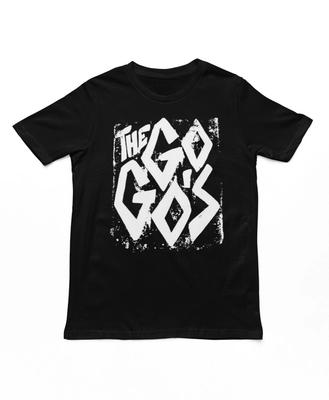 Мужская футболка с панк-принтом The Go Go's, классическая футболка с рок-н-ролльной музыкой, новая, черная
