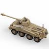 Вторая Мировая Война Военные Армейские Солдаты Вторая Мировая Война Sd.Kfz.234 Тяжелая Бронированная Машина Модель Строительные Блоки Кирпичики MOC Детские DIY Игрушки
