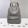 Luxury Cowhide Leather Backpack Ladies Large Capacity Backpack
