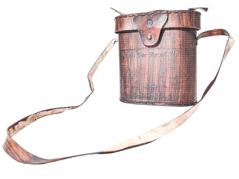 Латунный бинокль с ремешком и кожаным футляром, ручной работы, морской антиквариат, подарки для папы, шафера, свадеб, наблюдения за птицами, треккинга, Рождества