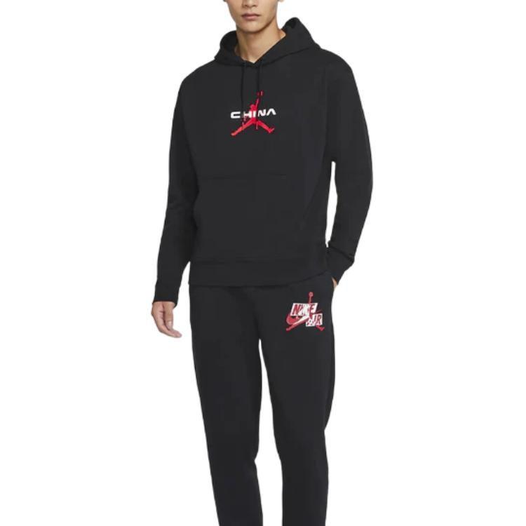 Jordan Sweatshirts Men's Black Hooded Moderate Regular DH4344-010