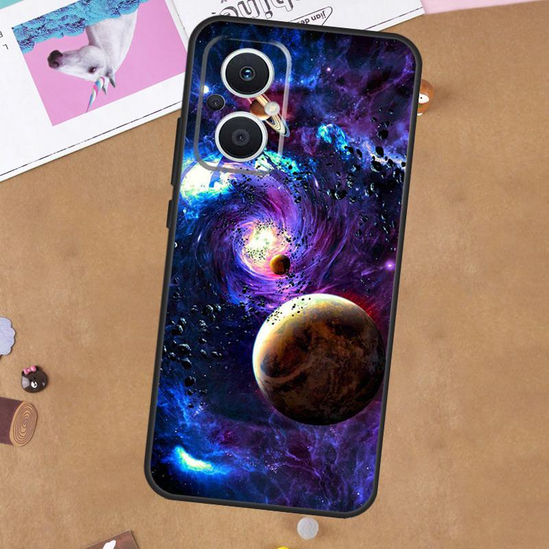 Космос Солнечная система Планеты Вселенная Чехол для OPPO Reno 4Z 5Z 8T 10 11 Pro 11F 5 6 7 8 Lite OPPO Find X5 X6 Pro X2 X3 Neo Обложка