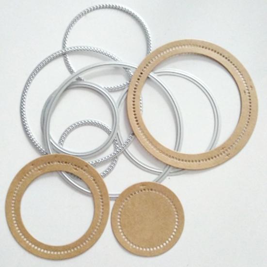 Круглый круг для резки металла умирает DIY записки бумажные карты ремесло трафарет плесень