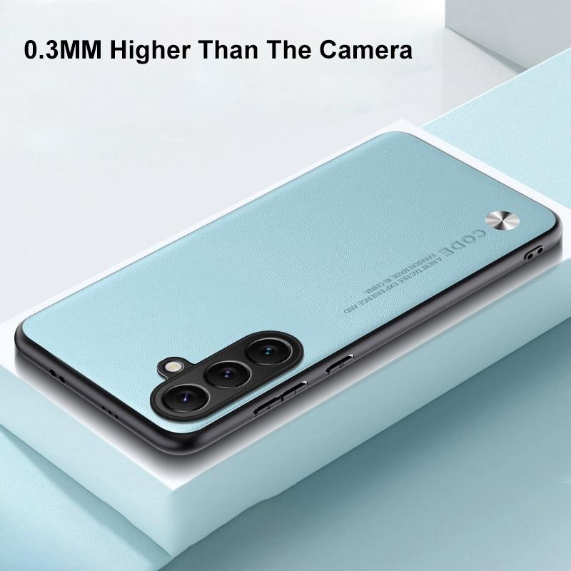 Роскошный чехол из искусственной кожи для Samsung Galaxy S24 S23 S25 Plus S24 Ultra 5G, задняя крышка, матовый силиконовый чехол для телефона для Samsung S23 FE