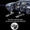 Для BYD ATTO 3 2022 2023 2024 2025 Автомобильные приветственные огни Проекция на дверь Атмосферный свет Салонные аксессуары для модификации