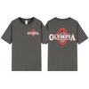 Trendy New Summer Men's OLYMPIA Printed Pure Cotton T-shirt Men's Hip Hop Street Sports Fitness Comfortable Hot Selling T-shirt