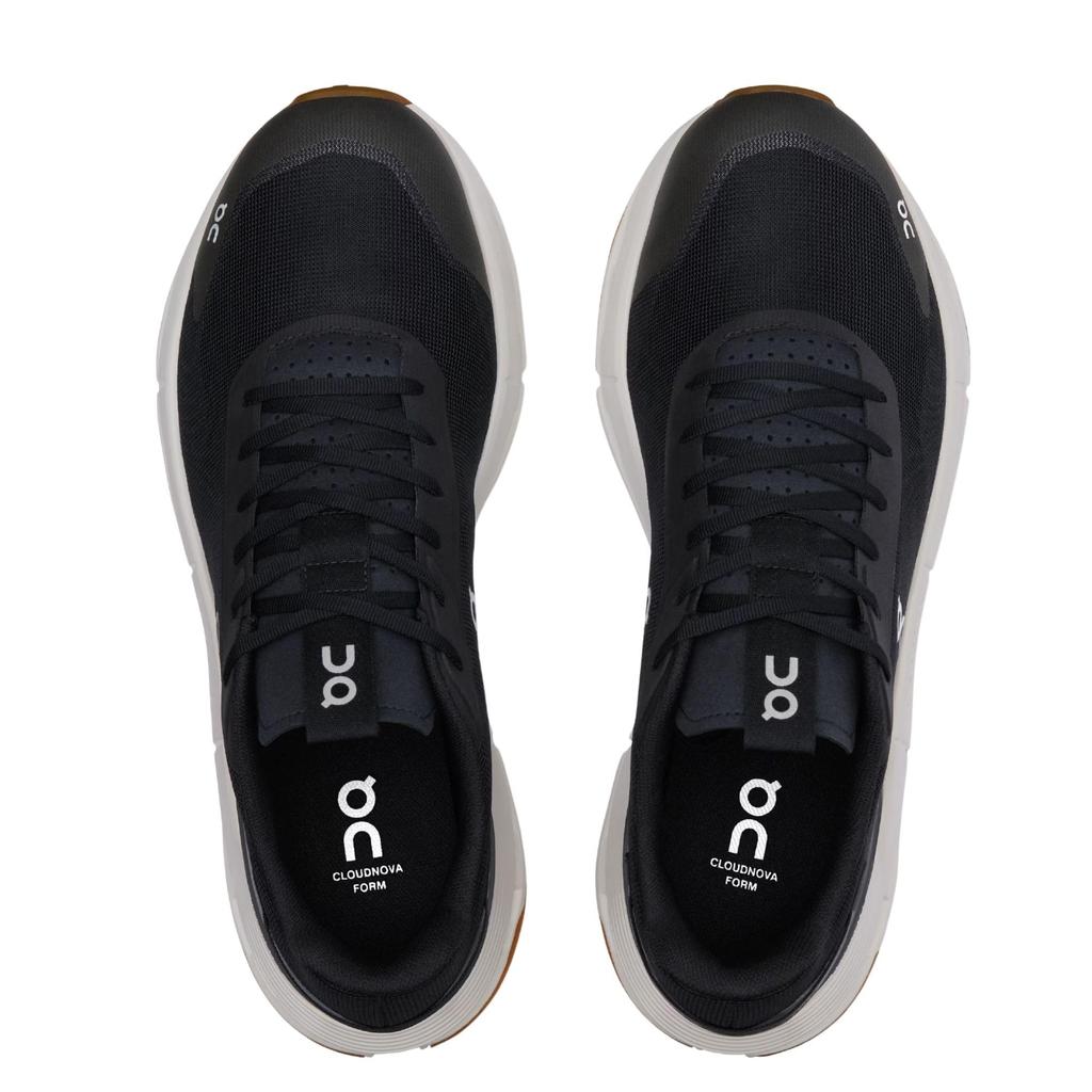 On Cloudnova Form 2 Running Black Size Cm Shoes, Ivory, Men's, 26.0