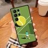 Чехол для телефона в спортивном стиле Для Samsung Galaxy S26 S25 S24 S23 S22 S21 S20 Ultra Plus FE 5G Черный Мягкий ТПУ