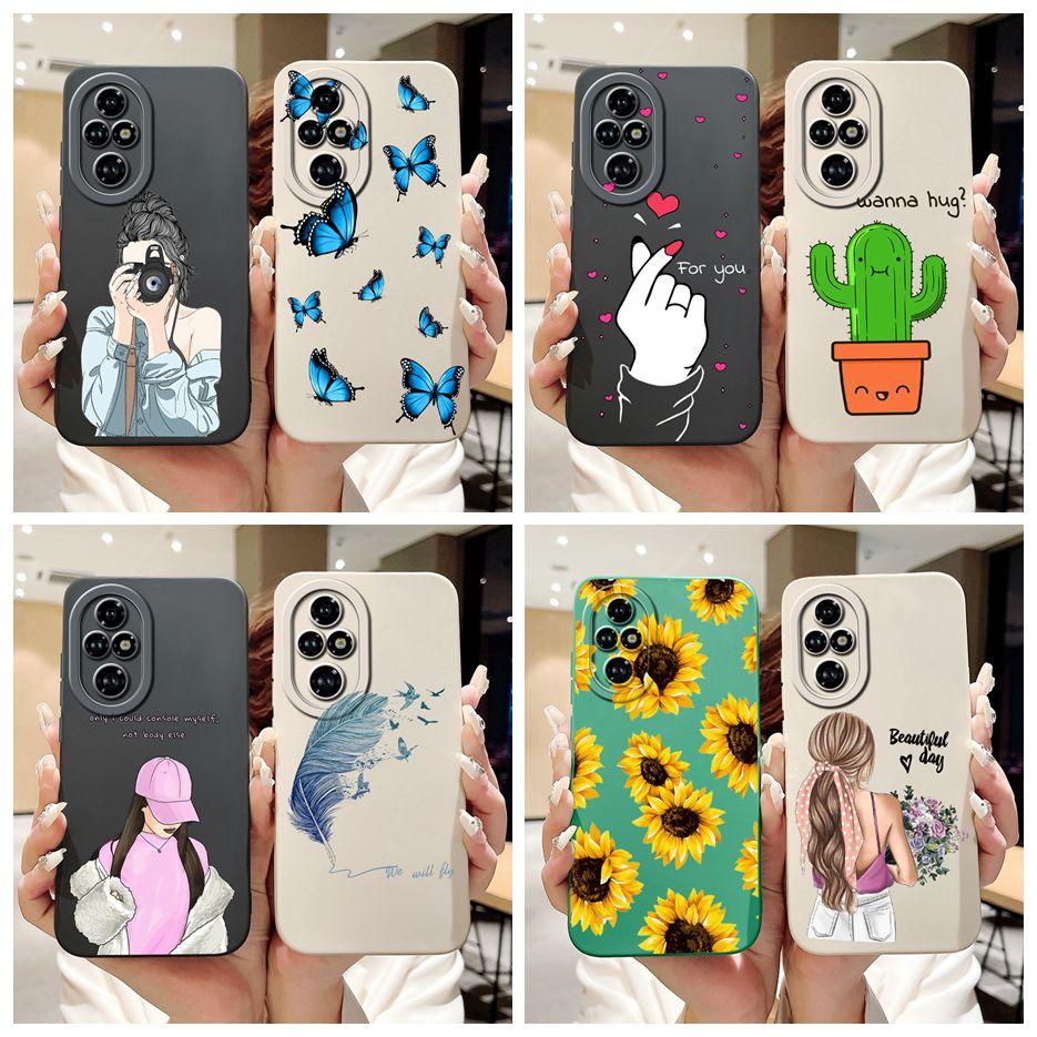 Чехол для Honor 200 Pro Стильный чехол с конфетным рисунком Полная защита камеры Чехол для телефона Для Honor 200 Lite Honor200 Smart Мягкие чехлы