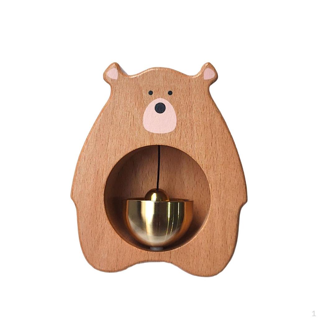 Деревянная декоративная наклейка на холодильник Антикварный колокольчик для открытия двери