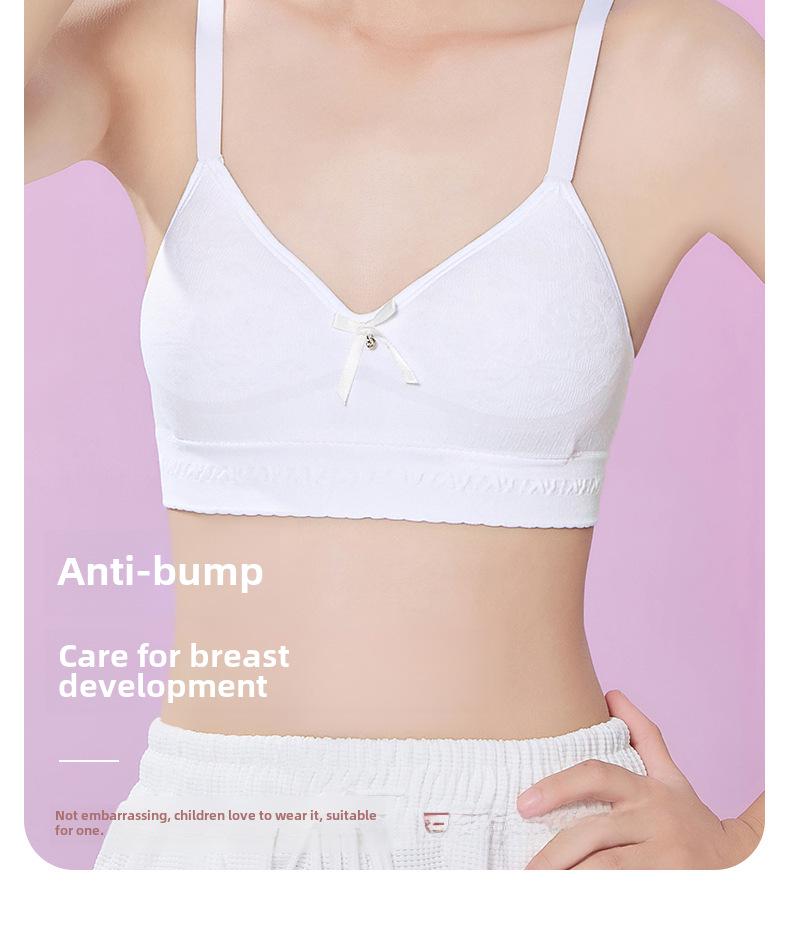 Удобный бюстгальтер Jiasifang 0982 с бесшовными чашечками для учеников младших классов - дизайн с треугольными чашками